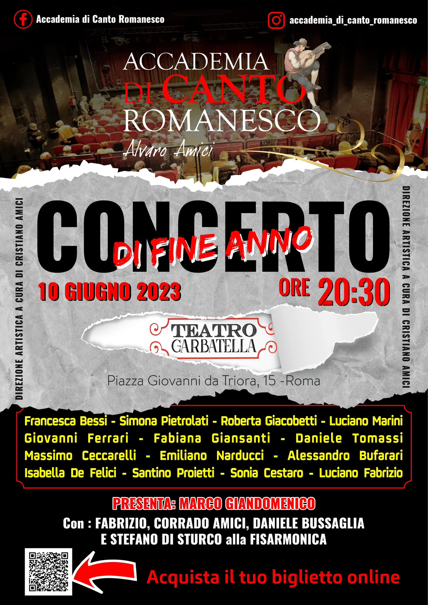 10 Giugno 2023 – Concerto di fine anno degli allievi